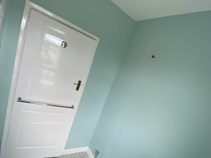 bathroom  painted