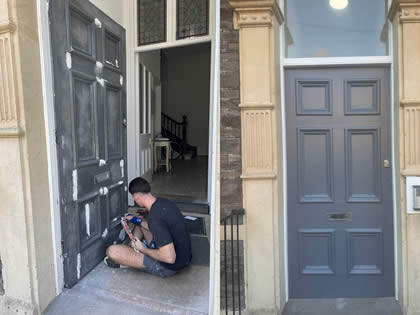front door painting service