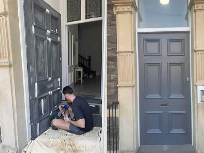 front door painting service