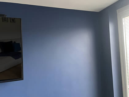 living room  painted